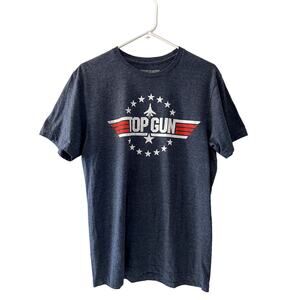 Top Gun T-Shirt New Gray Size Medium Maverick Navy USA New
